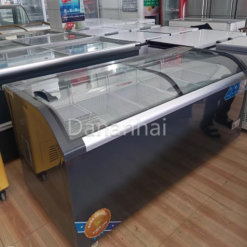 Supermarket Island Freezer Com - đánh giá và giá Commercial Chest Freezer