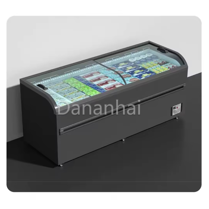 Island Freezer Commercial Curv - đánh giá và giá Commercial Chest Freezer
