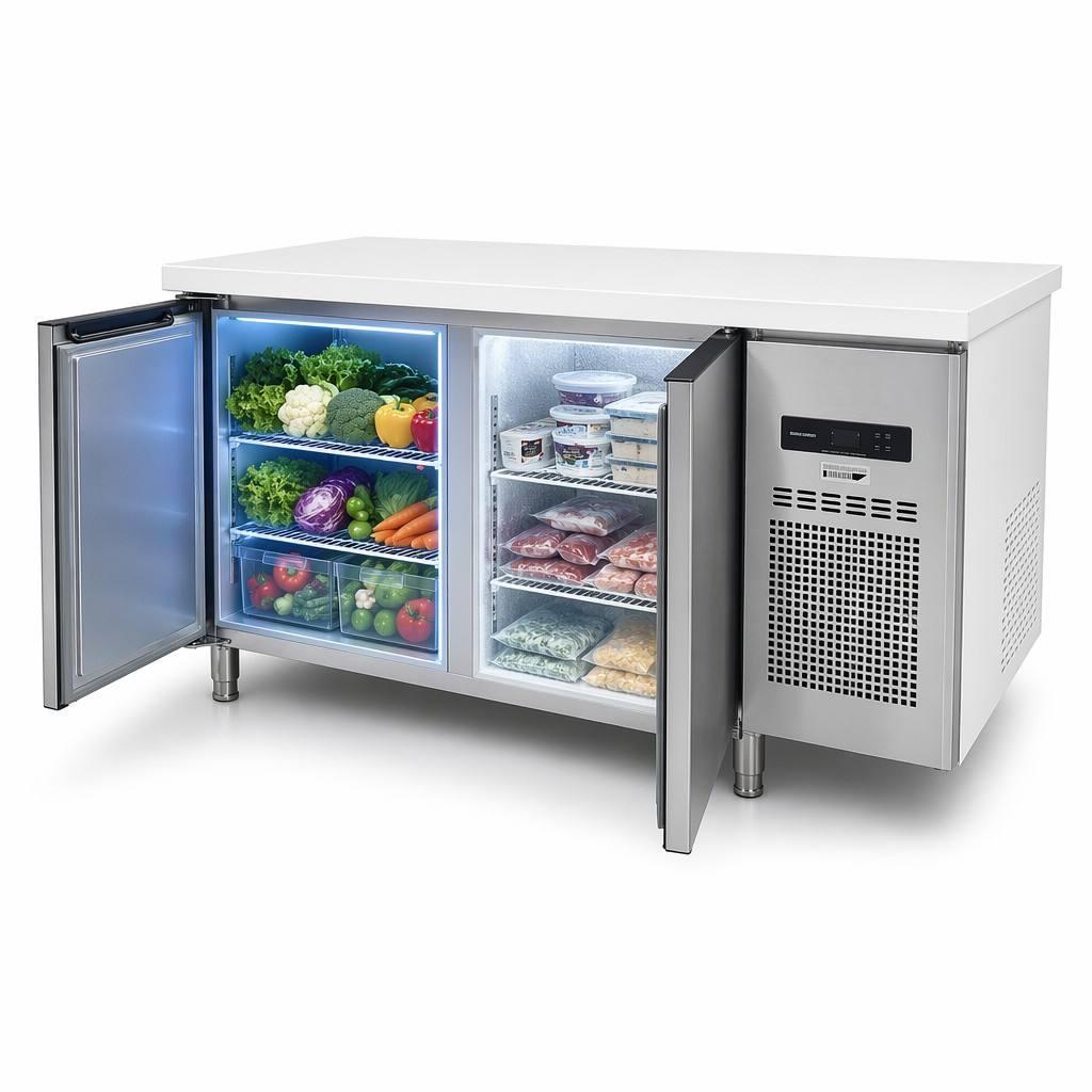Refrigerated Worktop Stainless - đánh giá và giá Commercial Kitchen Worktops