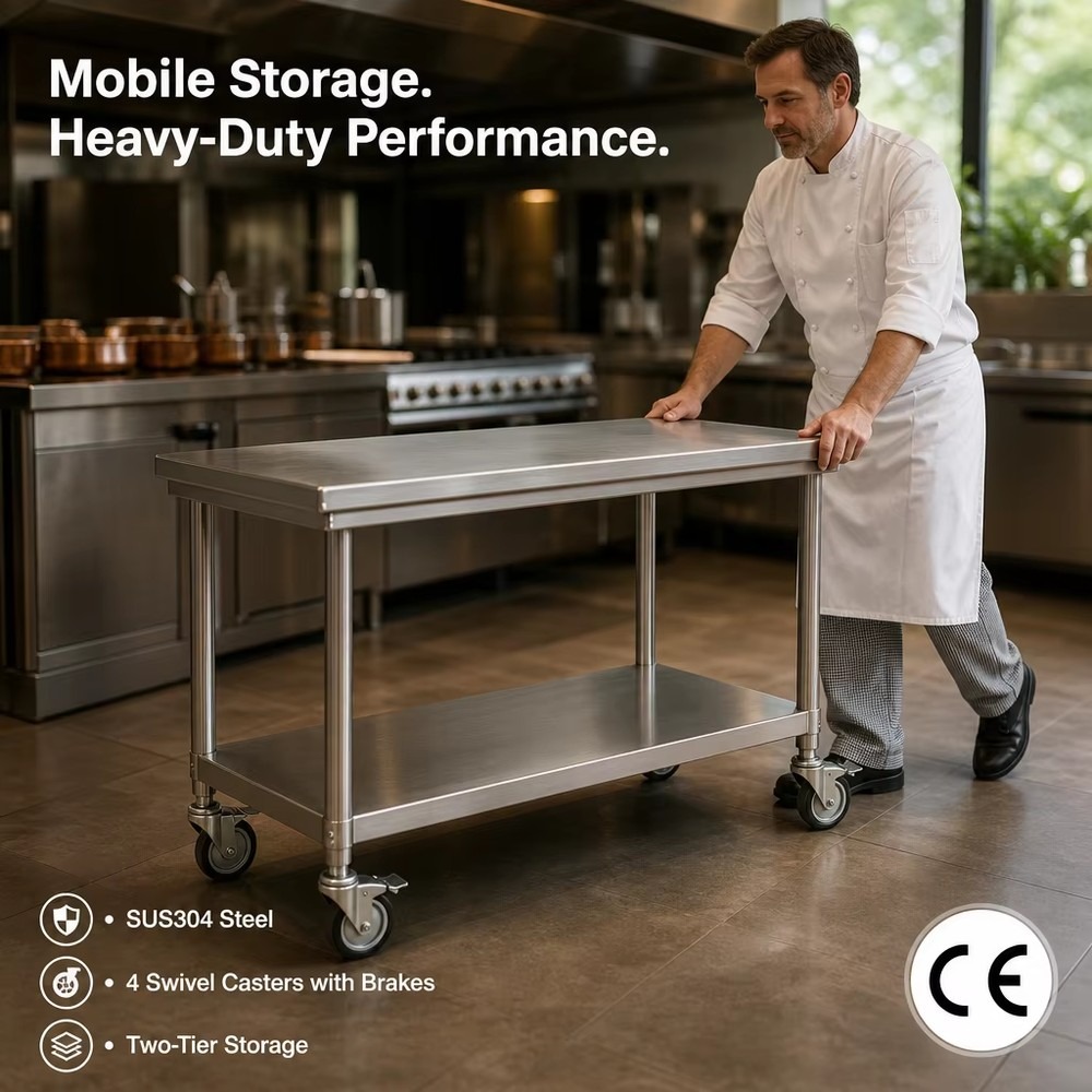 Commercial 304 Stainless Steel - đánh giá và giá Commercial Kitchen Worktops